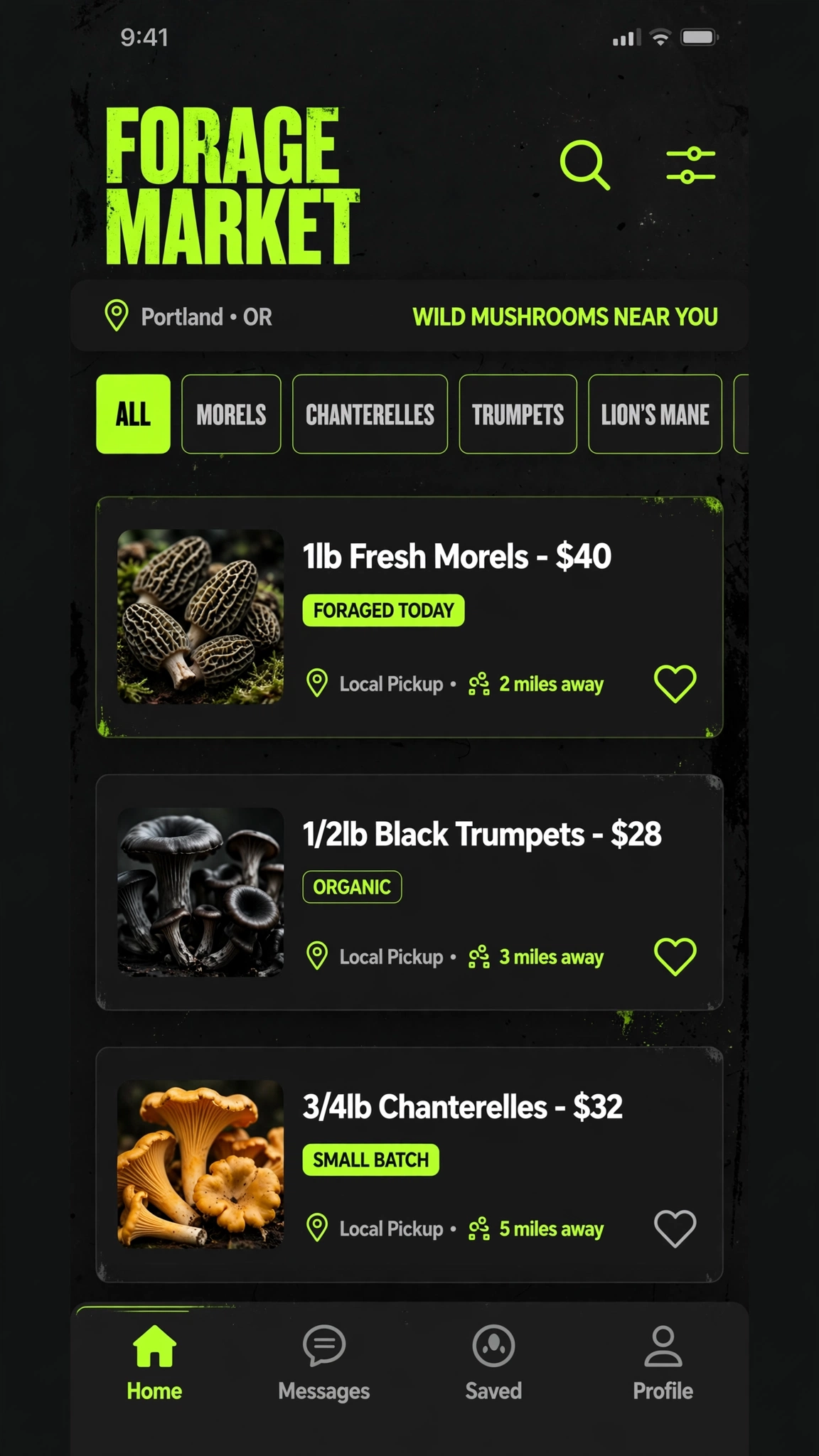 Local Marketplace Interface