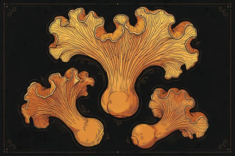 Pig's Ear (Gomphus clavatus) specimen illustration